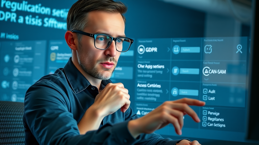 it manager configuring gdpr and can-spam compliance in crm software