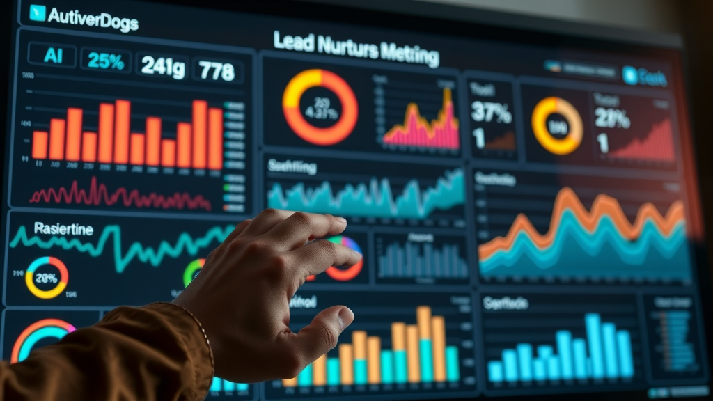 lead nurturing automation analytics dashboard kpi metrics