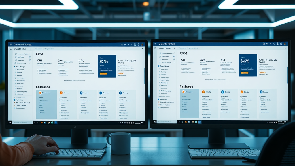 crm software benefits comparing CRM platforms feature pricing dashboard layout