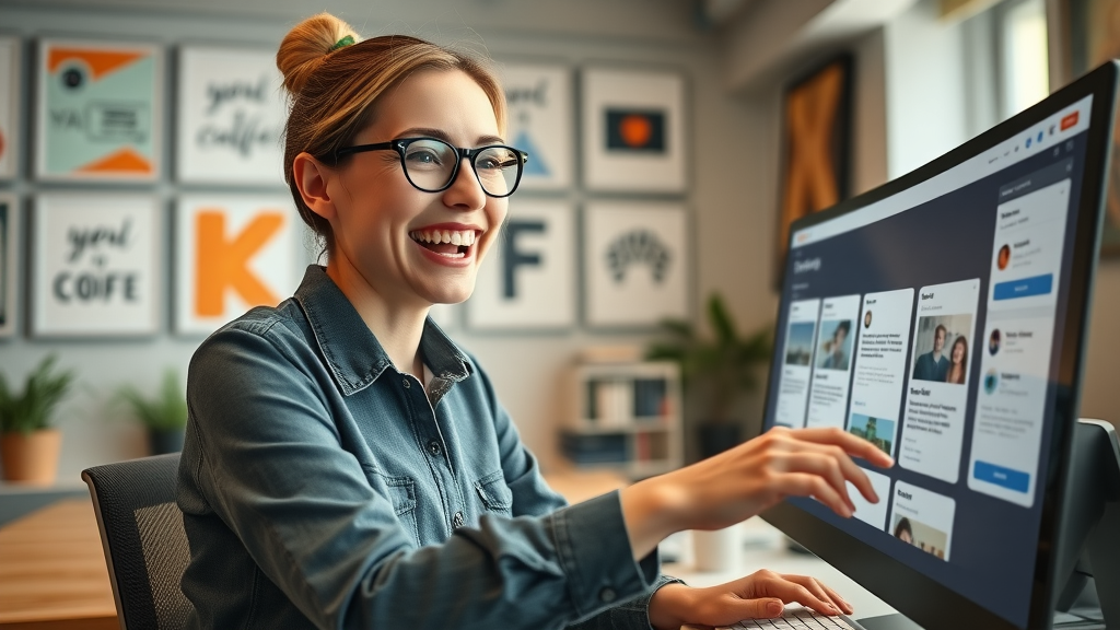marketing specialist designing personalized crm email marketing campaign