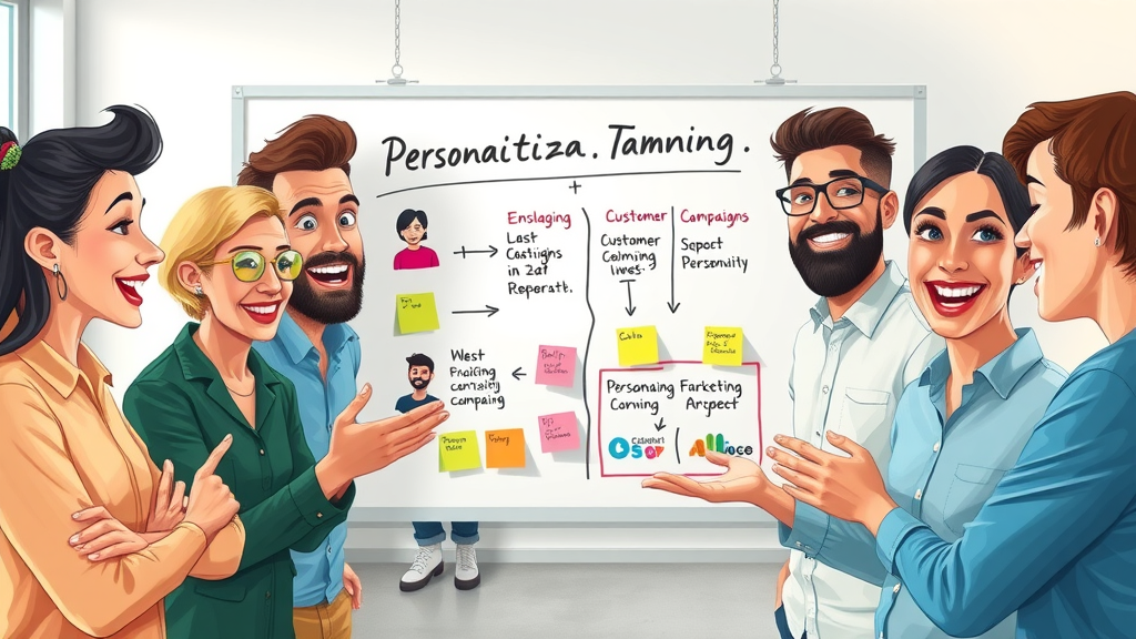 marketing team targeting the right audience with data-driven marketing analytics and campaign personalization strategies