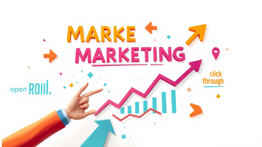 key metrics including open rate, conversion rate, ROI and click-through rate for campaign performance