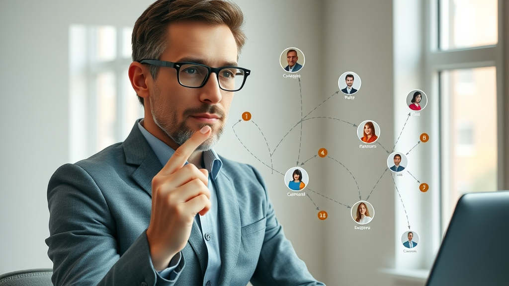 manager mapping customer journey engagement analytics insights