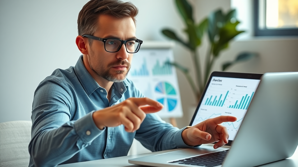 marketing analyst comparing inbound vs outbound marketing campaign results