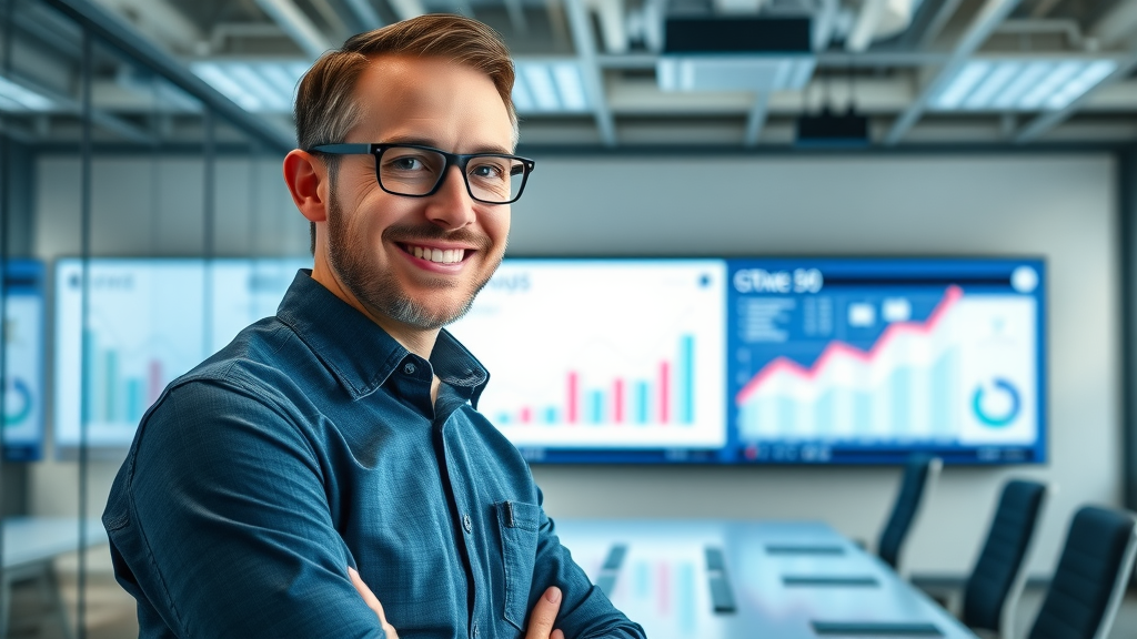 SEO specialist highlighting website ranking improvements, SEO for small business marketing