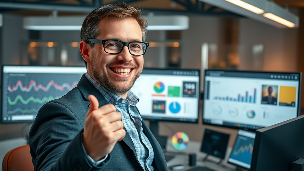 marketing manager developing winning blended inbound outbound marketing strategy