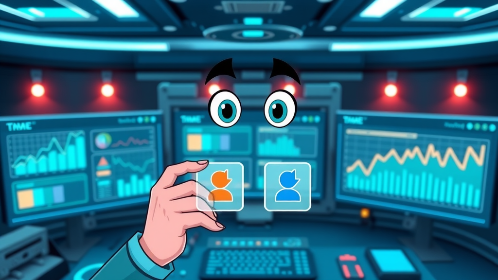sleek digital dashboard comparing top reputation monitoring tools with highlighted features and visual analytics icons