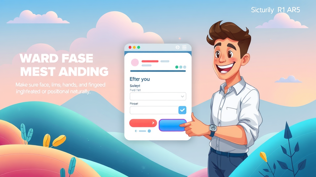 high-converting b2b lead generation landing page illustration
