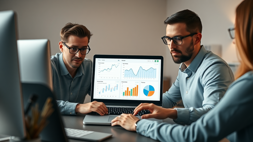 landing page optimization for automated sales funnel, analytics dashboard, and team collaboration