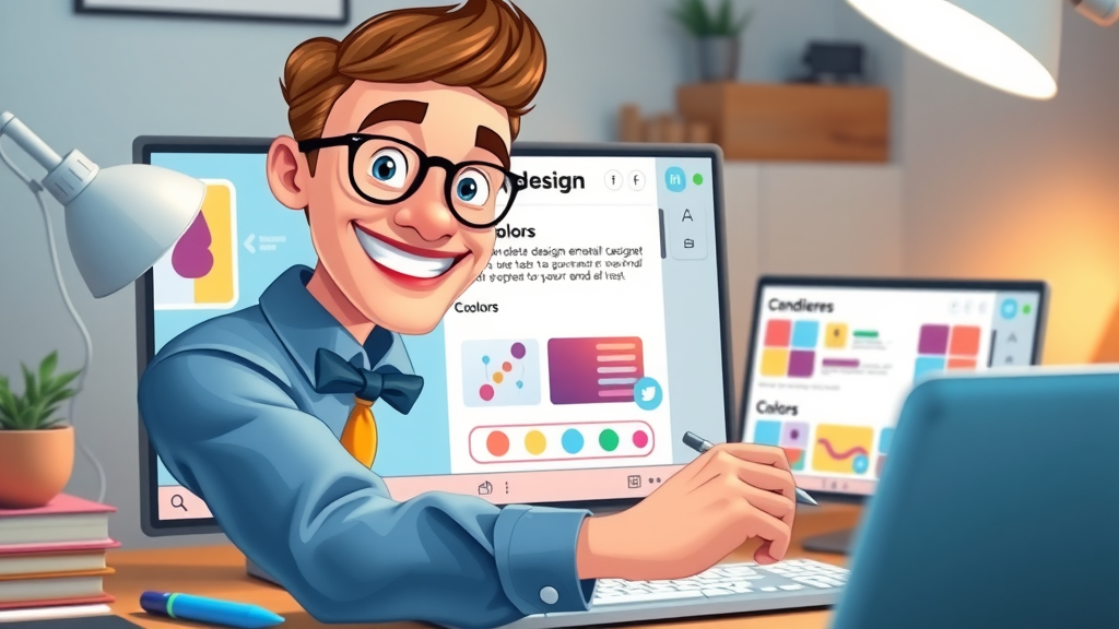 editing vibrant email template for marketing automation