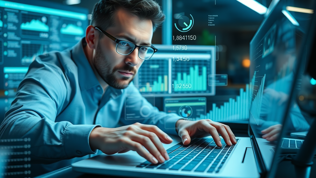 expert preparing raw marketing data for visualization