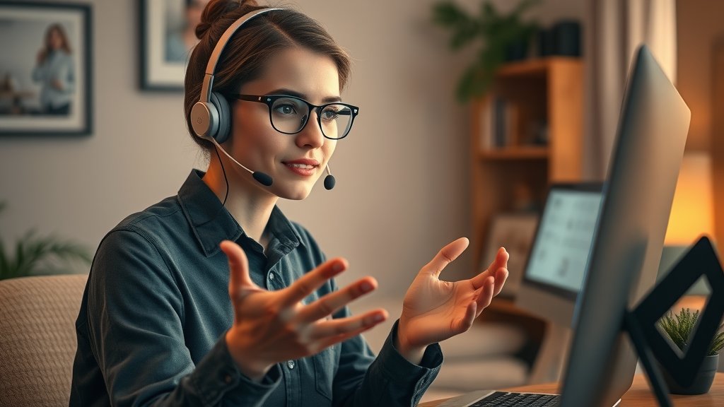 empathetic support agent managing negative online customer feedback