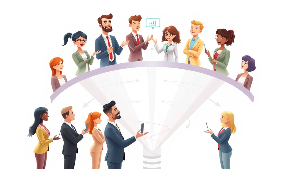 structured b2b sales funnel with business avatars and lead gen flows