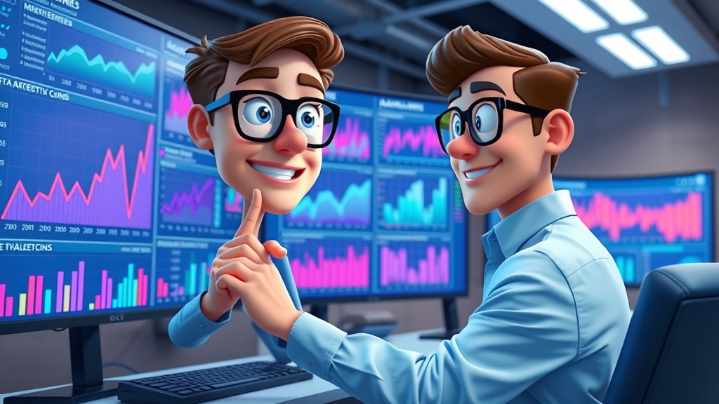 marketing analyst monitoring live email automation dashboard