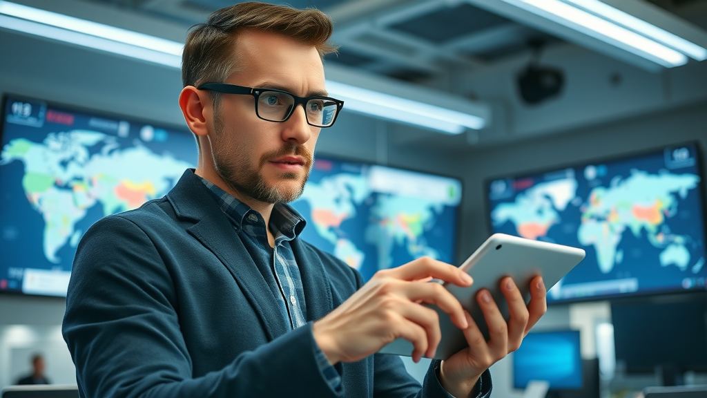 marketing analyst tracking live brand mentions for online reputation management